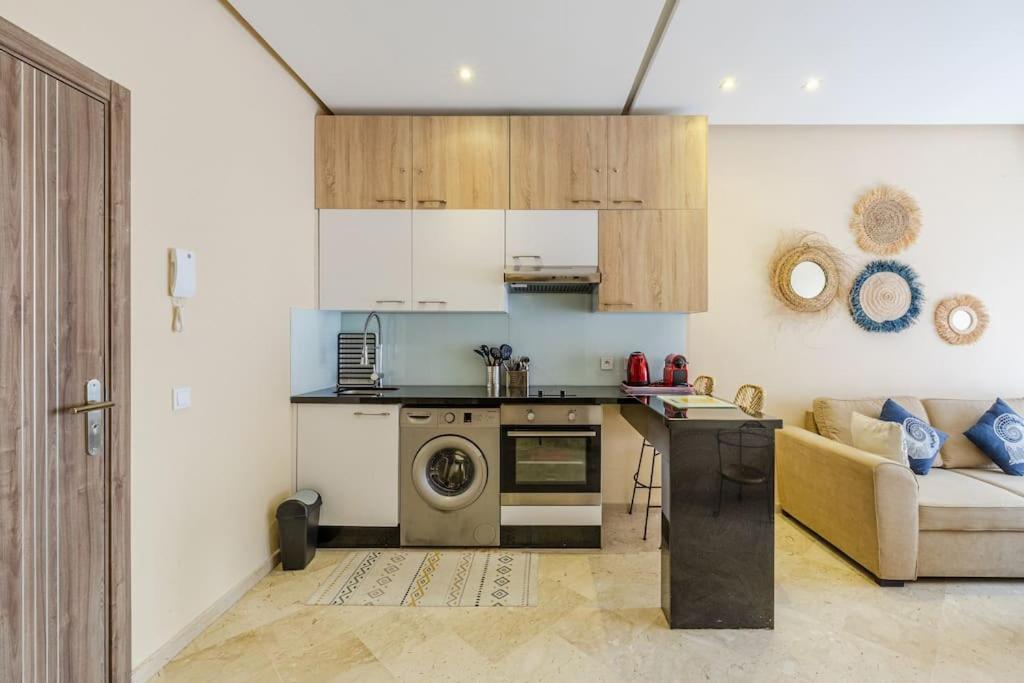 Апартаменты Cozy And Brand New Luxury Flat And Hypercenter Marrakech Марракеш Экстерьер фото