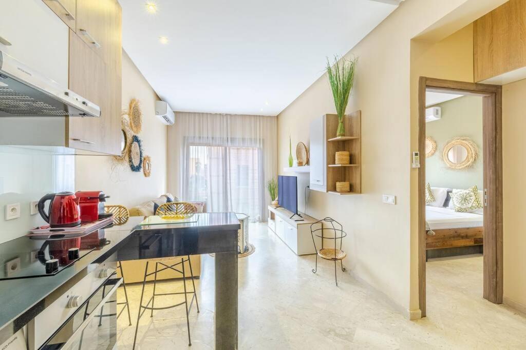 Апартаменты Cozy And Brand New Luxury Flat And Hypercenter Marrakech Марракеш Экстерьер фото